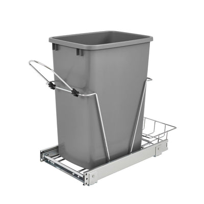 Rev A Shelf Single 35 Qt Sliding PullOut Waste Container, RV-12KD-17C S (2 Pack)