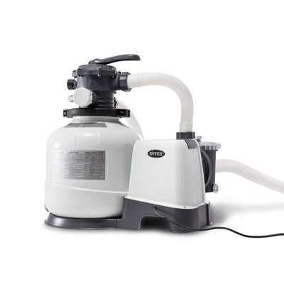 Intex 2 Pack of Above Ground Pool Filter Pumps & Deluxe Maintenance Cleaning Kit