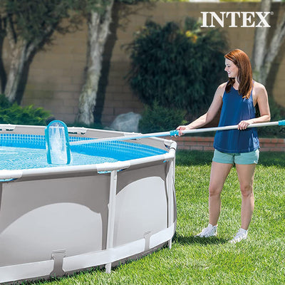 INTEX 15'x48" Inflatable Pool with Ladder, Pump and Deluxe Pool Maintenance Kit