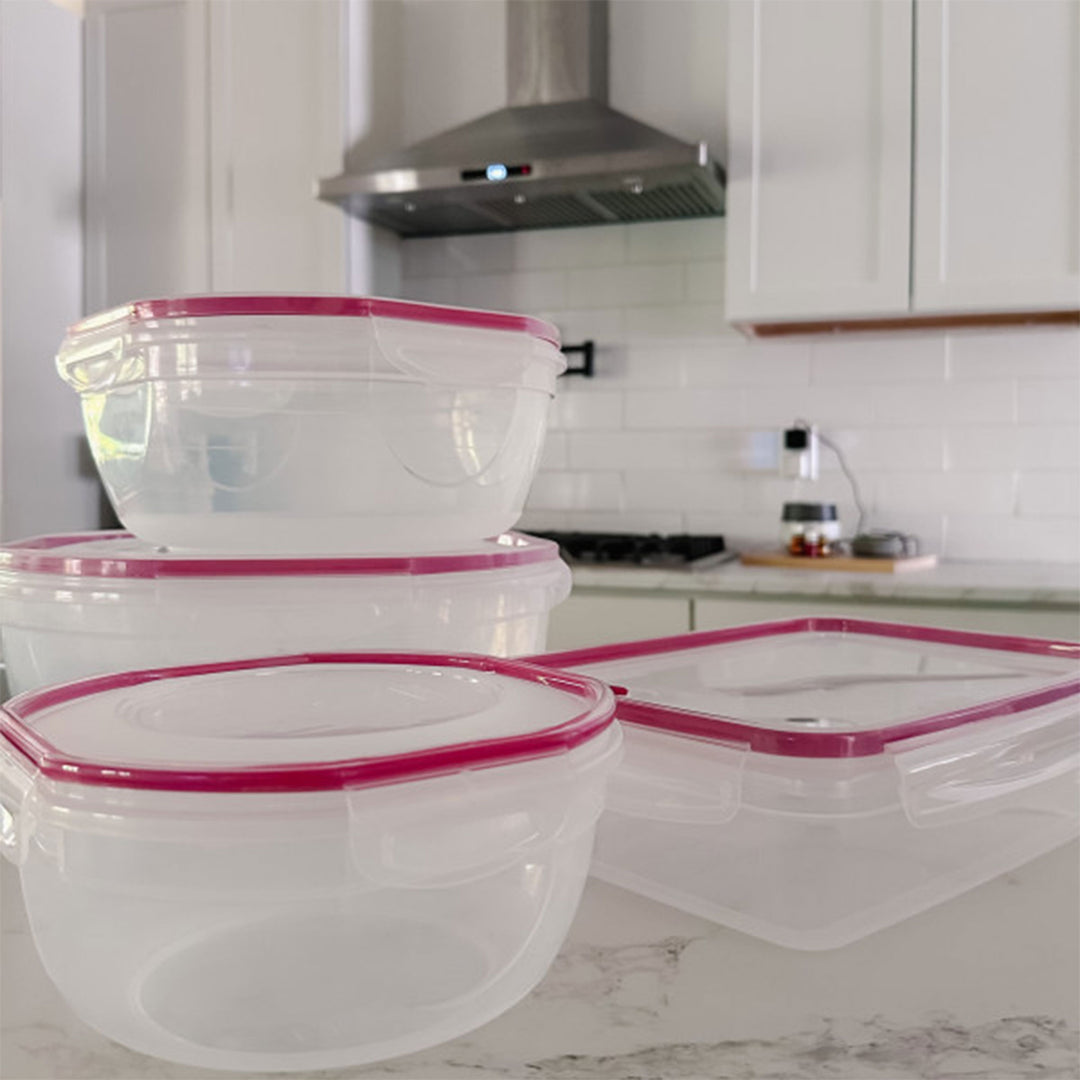 Sterilite Ultra Seal 8.10 Quart Plastic Food Storage Bowl Container, 2 Pack