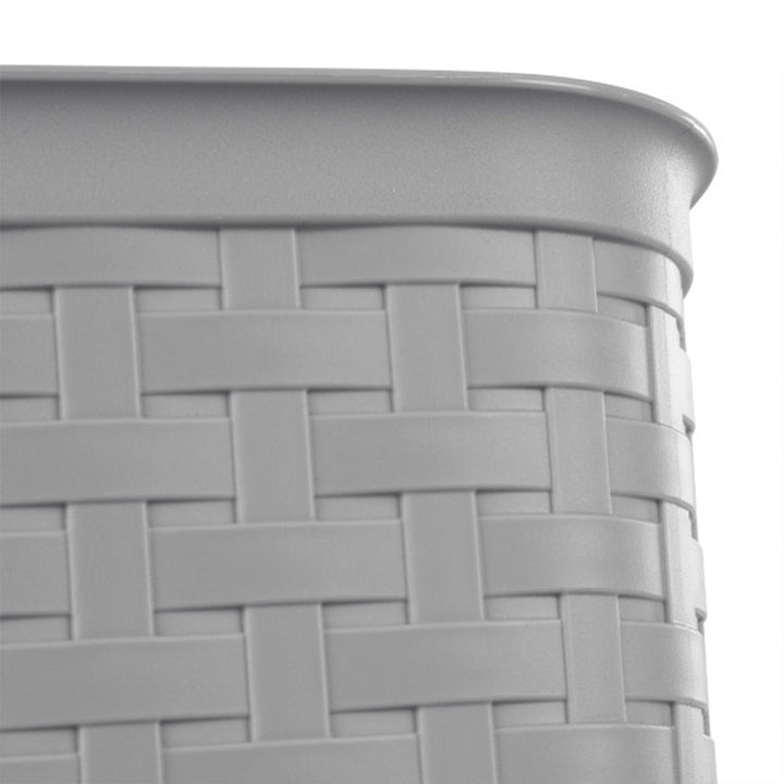 Sterilite Weave 5.8 Gallon Plastic Home/Office Wastebasket Trash Can (12 Pack)