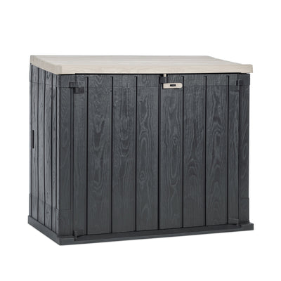 Toomax Stora Way All-Weather Horizontal Storage Shed Cabinet, 30 cu ft(Open Box) - VMInnovations