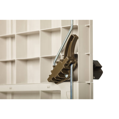 Toomax Lockable Outdoor Garden Plastic Vertical Storage Shed Cabinet, 76 Cu Ft. - VMInnovations
