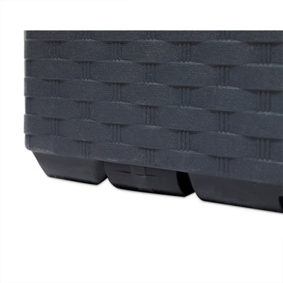 Toomax Portofino Weather Resistant Resin 90 Gallon Deck Box, Gray (For Parts) - VMInnovations