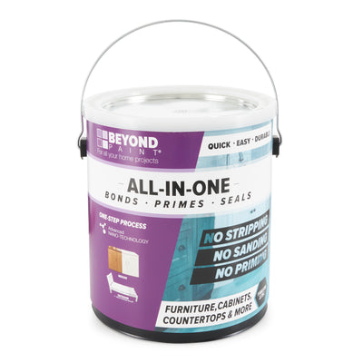 Beyond Paint 1 Gallon All-in-1 Multi Use Refinishing Paint, Off White (Open Box)