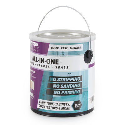 Beyond Paint Furniture and Cabinets Refinishing Paint, Gallon, Pewter Gray (Refurbished)
