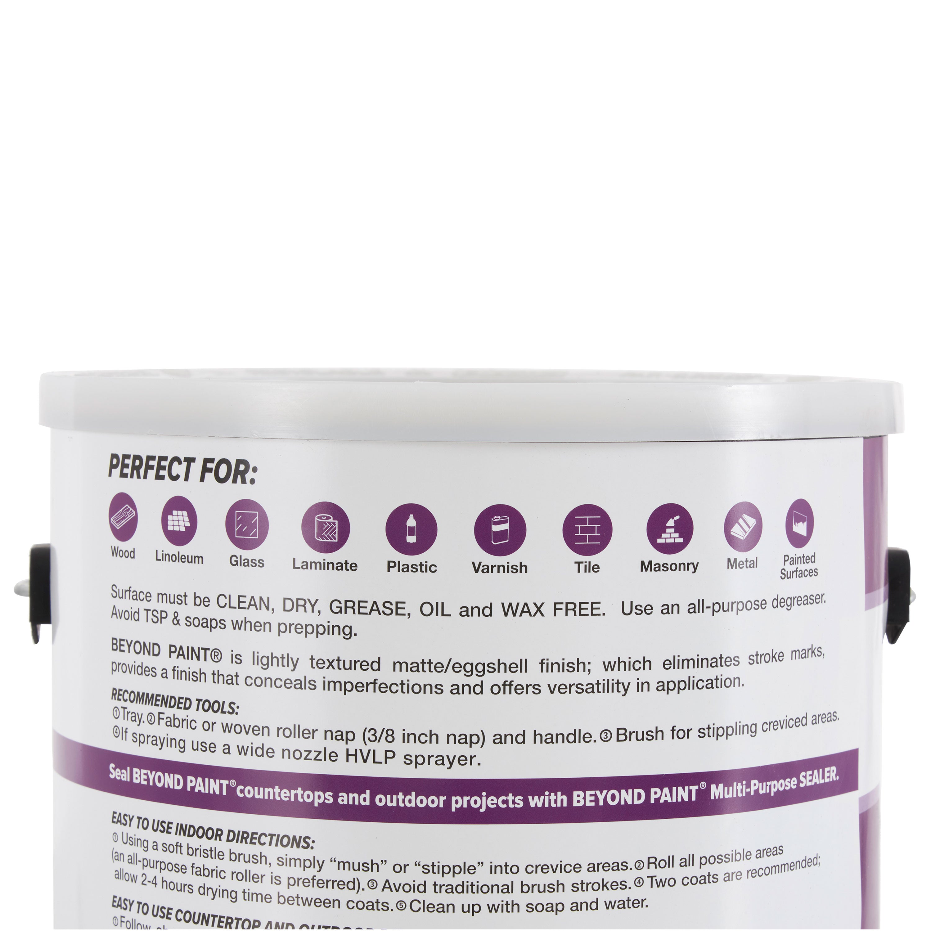 Beyond Paint Furniture and Cabinets Refinishing Paint, Gal, Pewter Gray (Used)