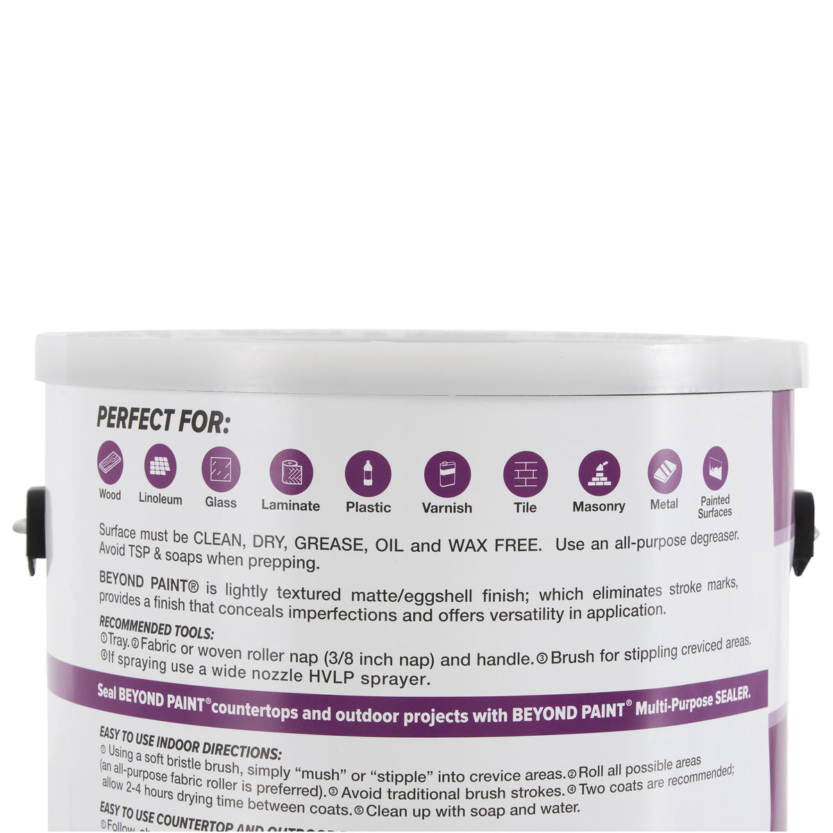 Beyond Paint Furniture Cabinets Refinishing Paint, Gallon, Pewter Gray(Open Box)