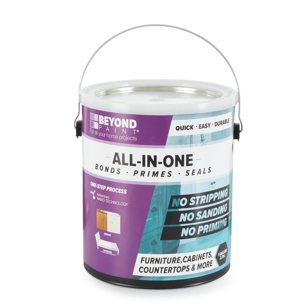 Beyond Paint Furniture Cabinets Refinishing Paint, Gallon Bright White(Open Box) - VMInnovations