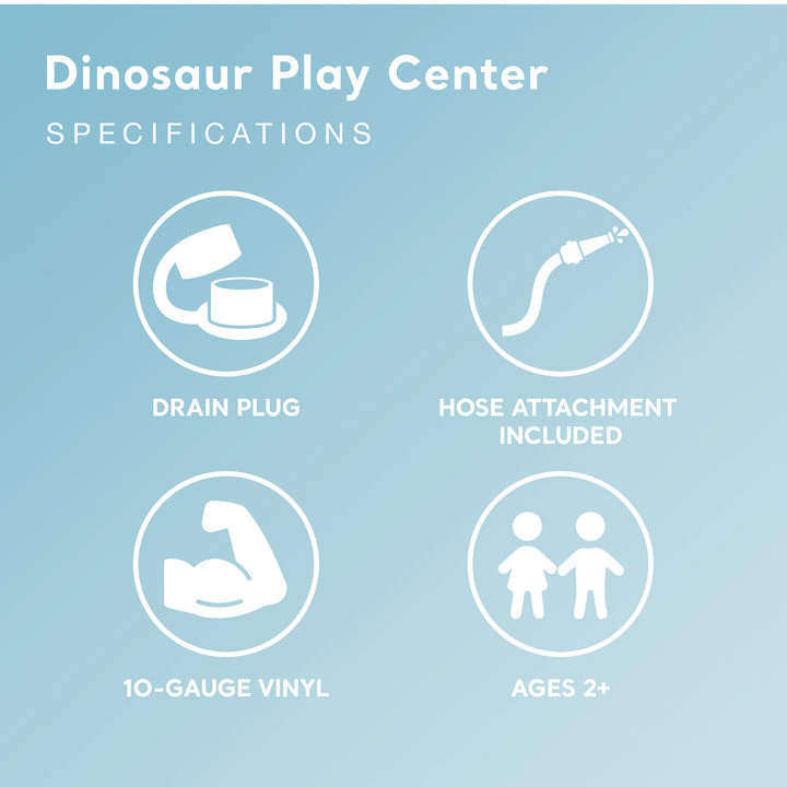 Intex Dinoland Kiddie Swimming Pool and Dinosaur Kiddie Inflatable Swimming Pool