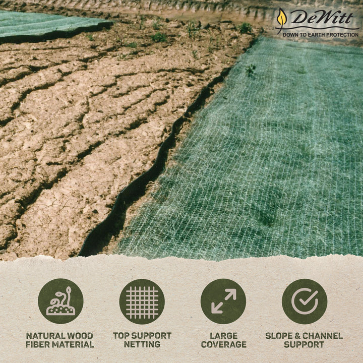 DeWitt Excelsior Landscape Erosion Control Blanket, 4'x112.5' (5 Pack)