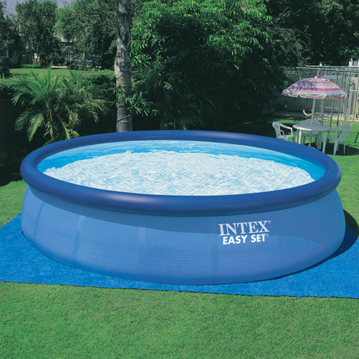 Round Above Ground Swimming Pool Set w/ Cleaning Maintenance Swimming Pool Kit