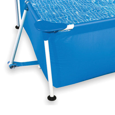 Intex 86 x 59 x 23 Inch Rectangular Frame Above Ground Swimming Pool (2 Pack)