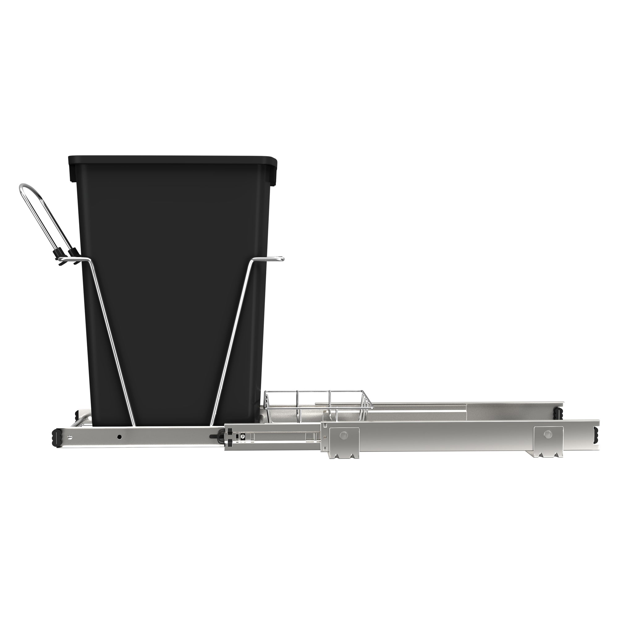 Rev A Shelf Single 35 Qt Sliding PullOut Waste Container, RV-12KD-18C S (2 Pack)