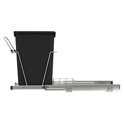 Rev A Shelf Single 35 Qt Sliding PullOut Waste Container, RV-12KD-18C S (2 Pack)
