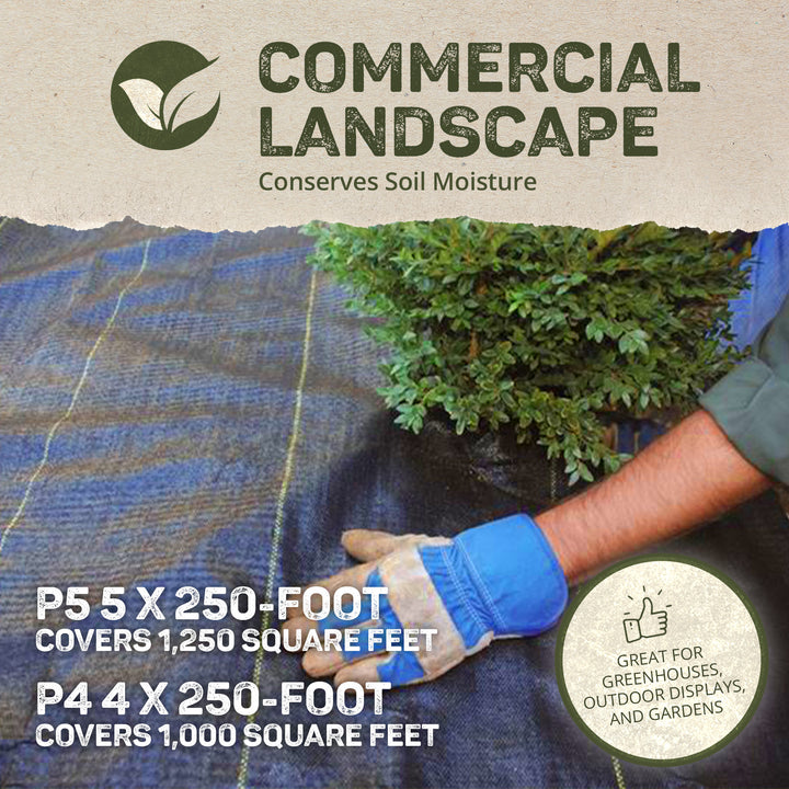DeWitt P5 Pro 5 Weed Barrier Fabric & DeWitt P4 Pro 5 Weed Barrier Fabric