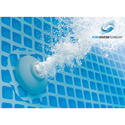 Intex 15’ x 42” Prism Frame Above Ground Swimming Pool Set and Pool Filter Pump - VMInnovations