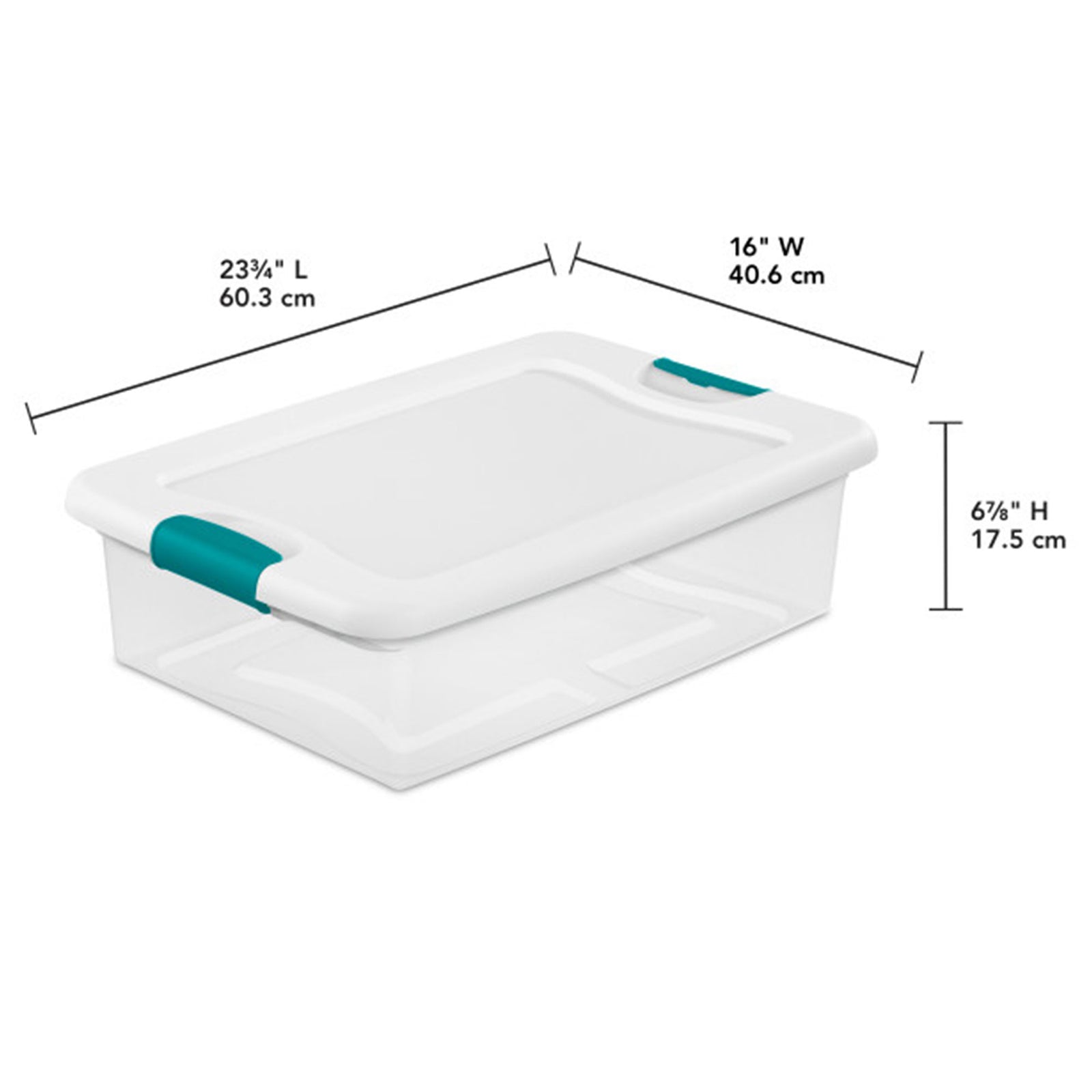 Sterilite 6 Sets of 32 Quart Latch Lid Tote & 12 Sets of 15 Quart Latch Lid Tote - VMInnovations