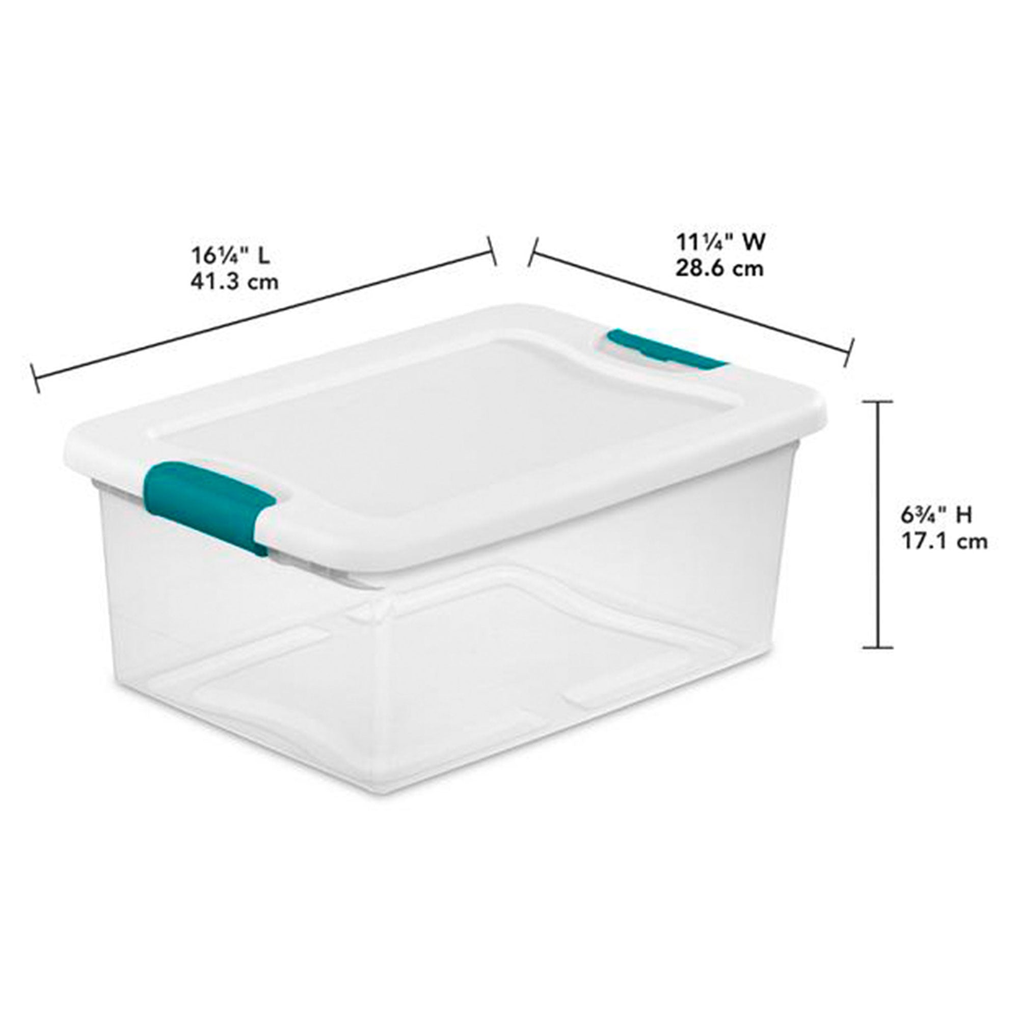 Sterilite 6 Sets of 32 Quart Latch Lid Tote & 12 Sets of 15 Quart Latch Lid Tote - VMInnovations
