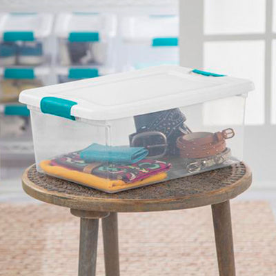 Sterilite 6 Sets of 32 Quart Latch Lid Tote & 12 Sets of 15 Quart Latch Lid Tote - VMInnovations