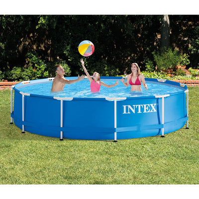 Intex 12' x 30" Above Ground Swimming Pool & Pool Maintenance Kit - VMInnovations