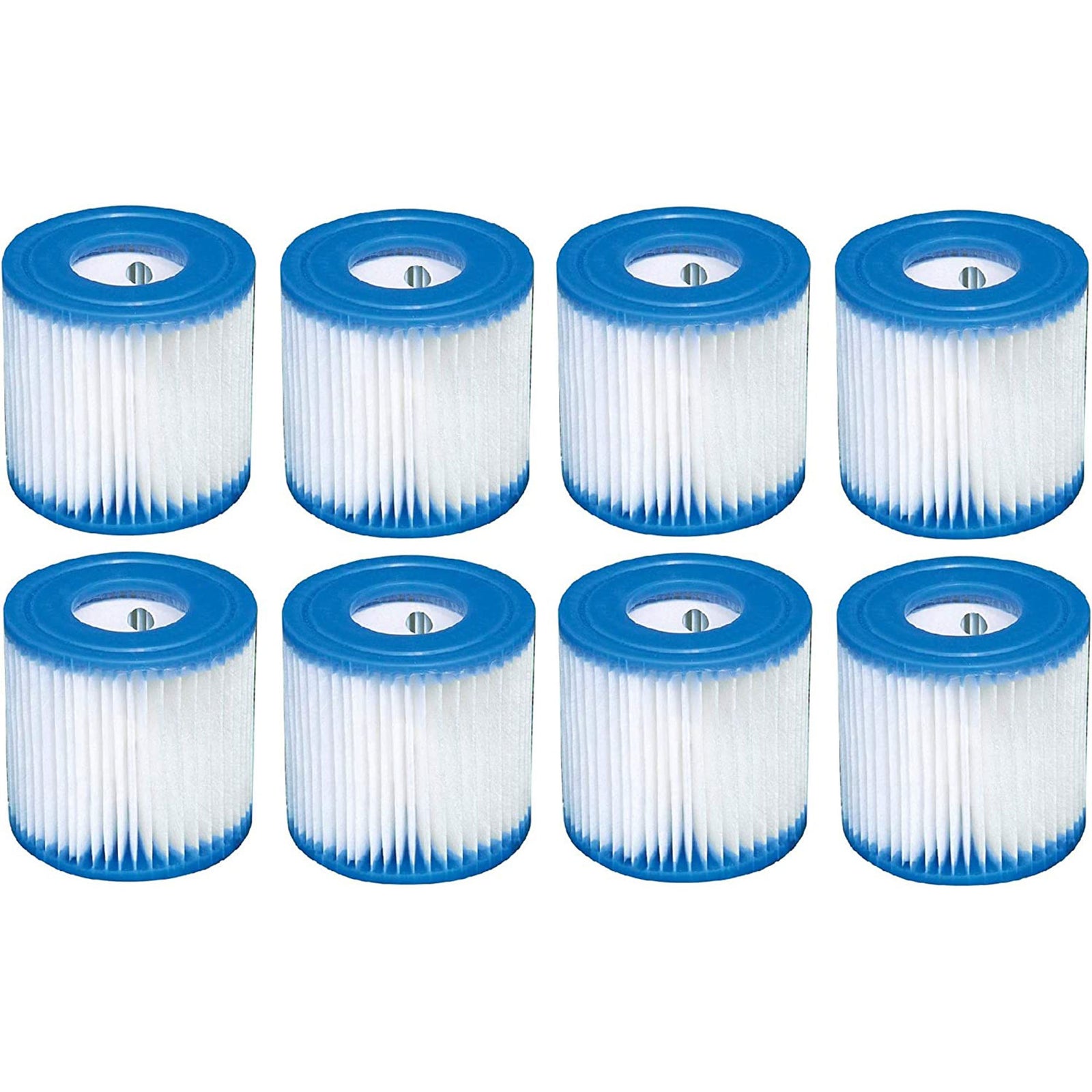 Intex Type H Easy Set Filter Cartridge Replacement for Swimming Pools (8 Pack) - VMInnovations