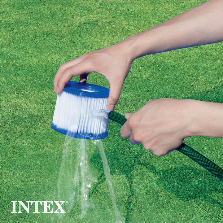 Intex Type H Easy Set Filter Cartridge Replacement for Swimming Pools (8 Pack)