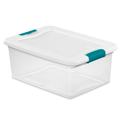Sterilite 15Qt Latching Storage Box 12-Pack & 106Qt Latching Storage Box 4-Pack