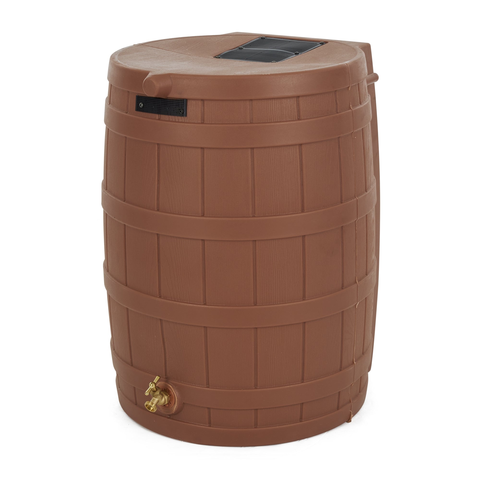 Good Ideas Rain Wizard Storage Rain Barrel 50-Gal, Terra Cotta (Open Box) - VMInnovations