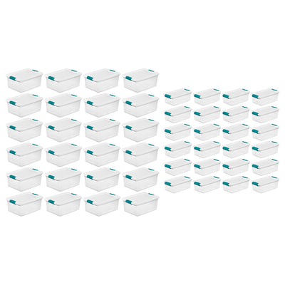Sterilite 15-Quart Latching Storage Box(24 Pack) & 6 Quart Storage Box(24 Pack)