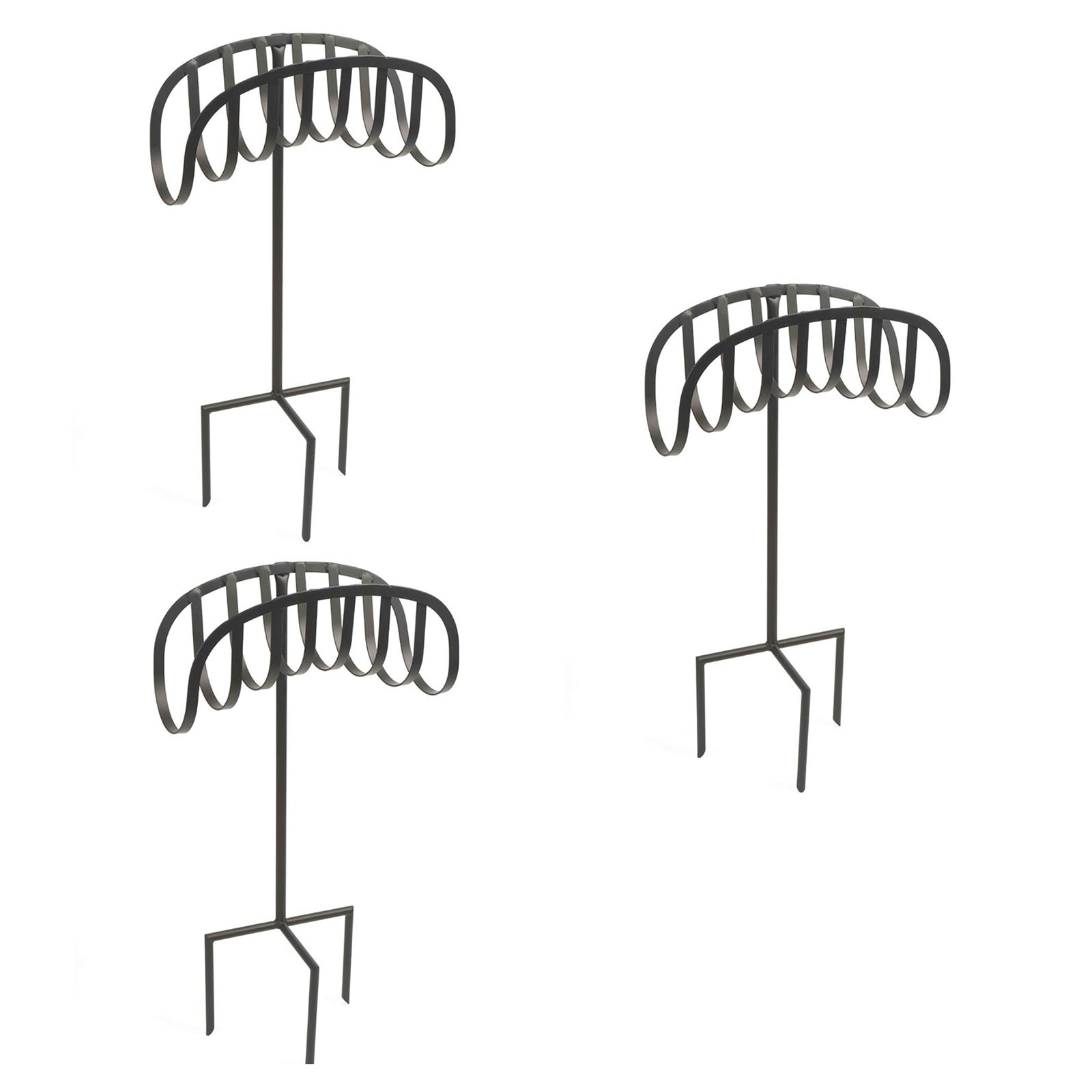 Liberty Garden Decorative Powder Coated Steel Garden Hose Storage Stand (3 Pack) - VMInnovations
