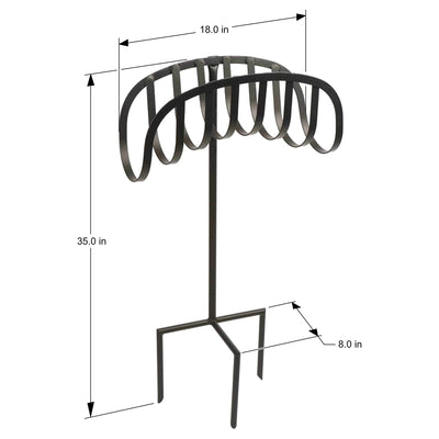 Liberty Garden Decorative Powder Coated Steel Garden Hose Storage Stand (3 Pack) - VMInnovations