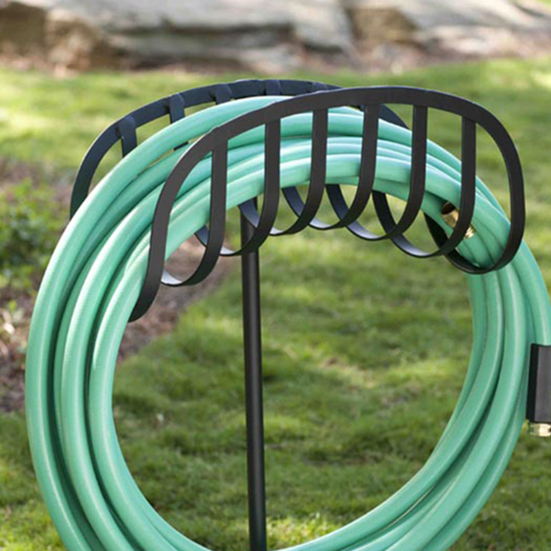 Liberty Garden Decorative Powder Coated Steel Garden Hose Storage Stand (3 Pack)