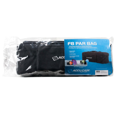ADJ Padded Gig AccuCase for Slim LED Mega Par Profile Light, F8 Par Bag (4 Pack)