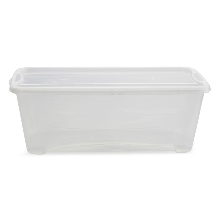 Life Story 6L Shoe & Closet Storage Box Stacking Containers, Clear (160 Pack)