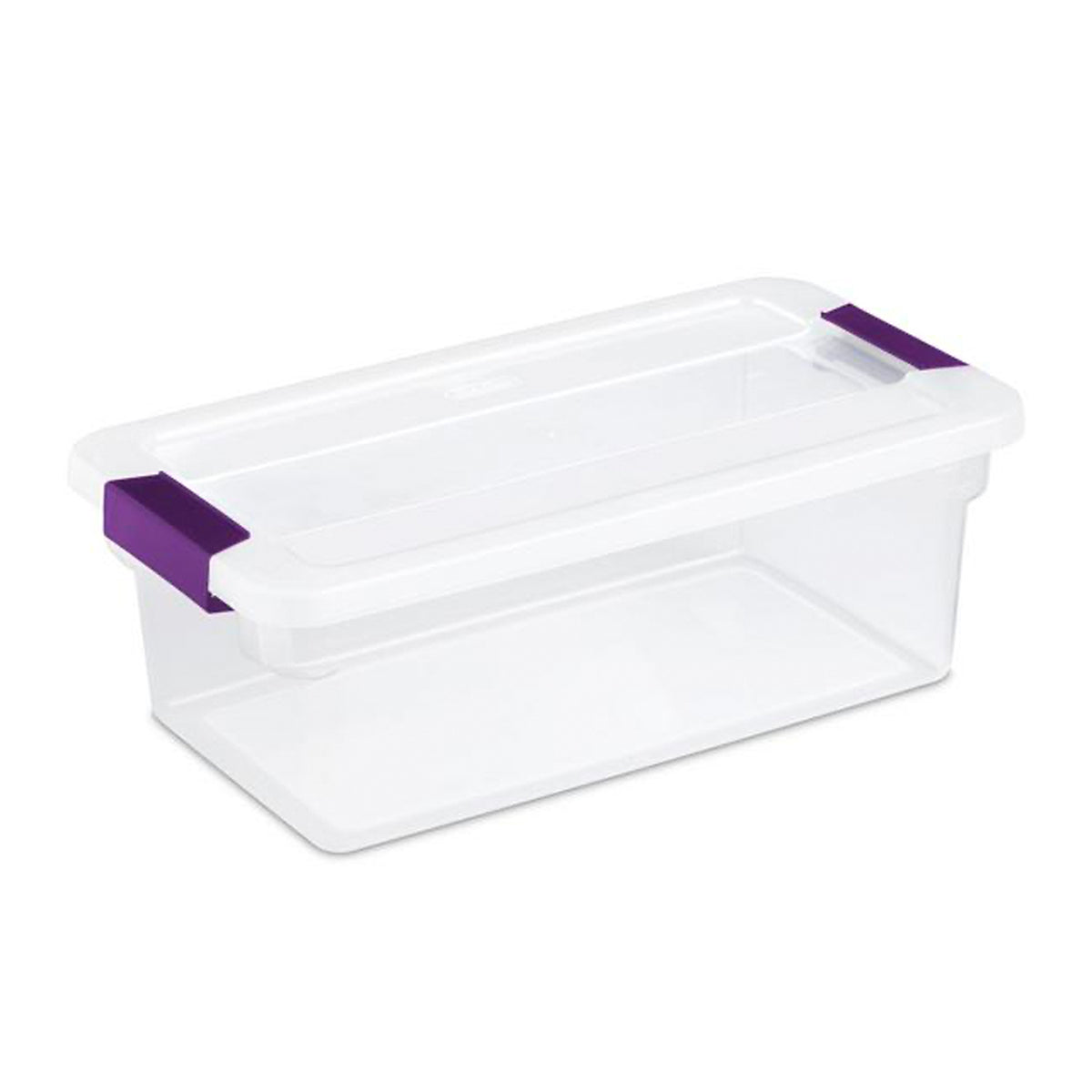 Sterilite 6 Quart Plastic ClearView Latch Box Storage Container Tote, 72 Pack