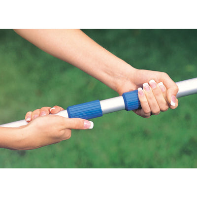 Intex 12' x 2.5' Round Pool w/ Filter Pump & Pool Cleaning Kit w/ Vacuum & Pole - VMInnovations