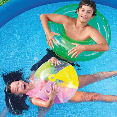 Intex Clean Kit w/ Vacuum Skimmer w/ Intex 8Ft x 30In Inflatable Swimming Pool
