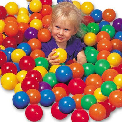 Intex 100-Pack Large Plastic Multi-Colored Fun Ballz For Ball Pits (2 Pack) - VMInnovations