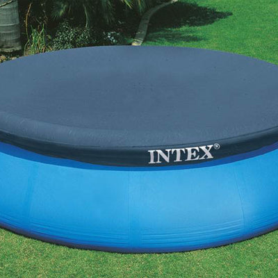 Intex Steel Frame Pool Ladder for 42” Wall Height Pools & 15’ Round Pool Cover - VMInnovations