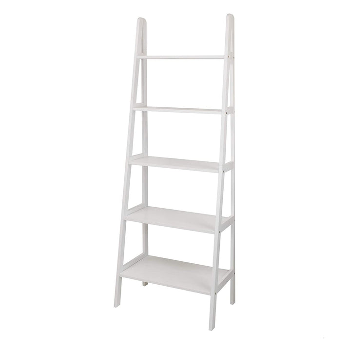 Casual Home 6 Foot 5 Shelf Wood Ladder Storage Organizer Bookcase Rack (Used) - VMInnovations