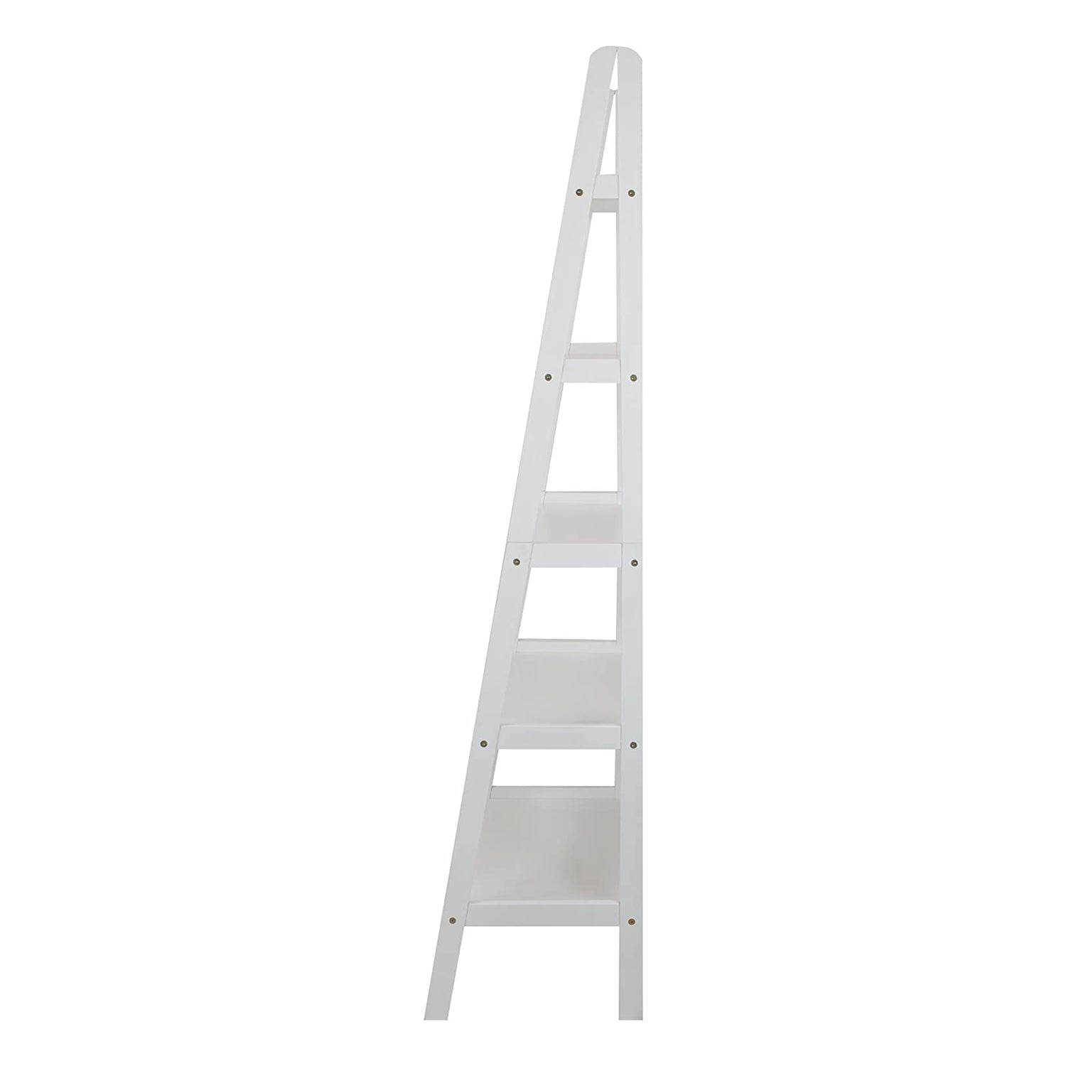 Casual Home 6 Foot 5 Shelf Wood Ladder Storage Organizer Bookcase Rack (Used) - VMInnovations