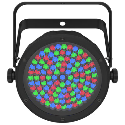 CHAUVET DJ 56 LED DMX Slim Par Flat Can RGB Wash Light Effect Fixture (12 Pack)