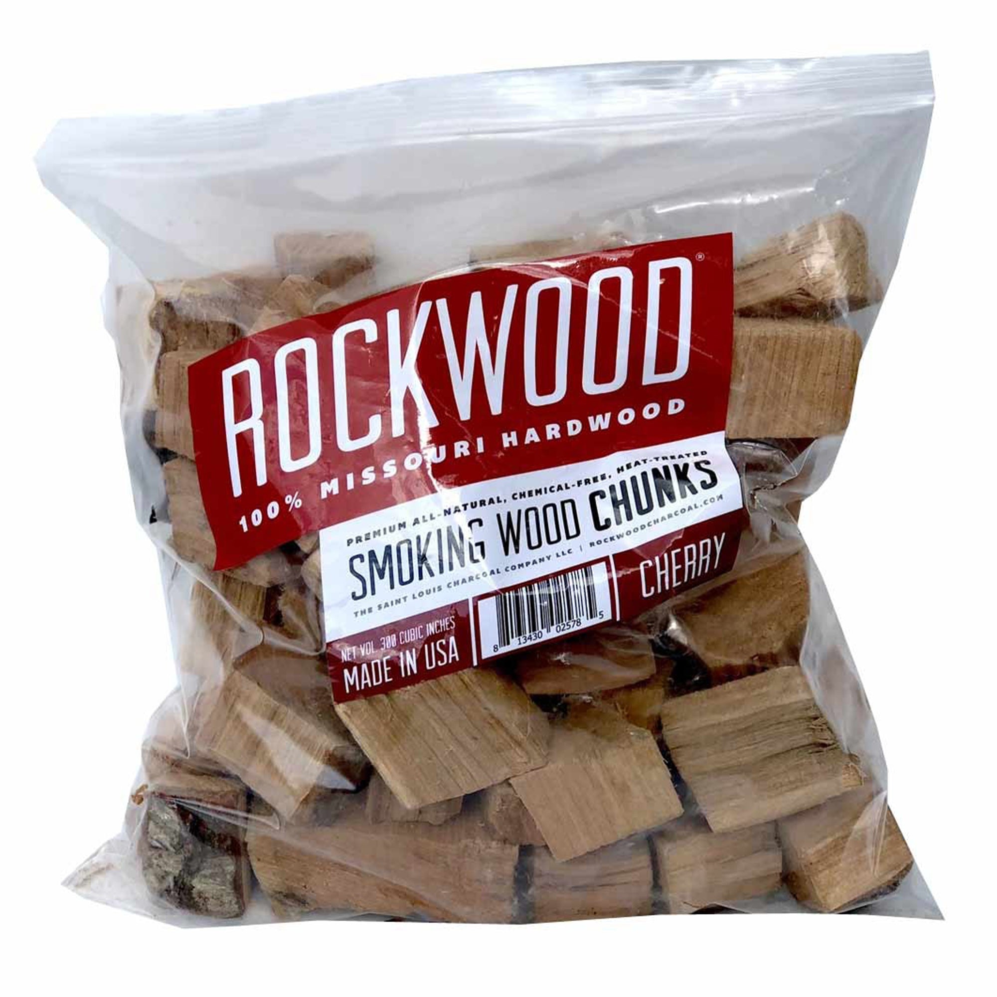 Rockwood Missouri 3-5 Lb Hardwood Low & Slow Smoker Smoking Wood Chunks, Cherry (Open Box)