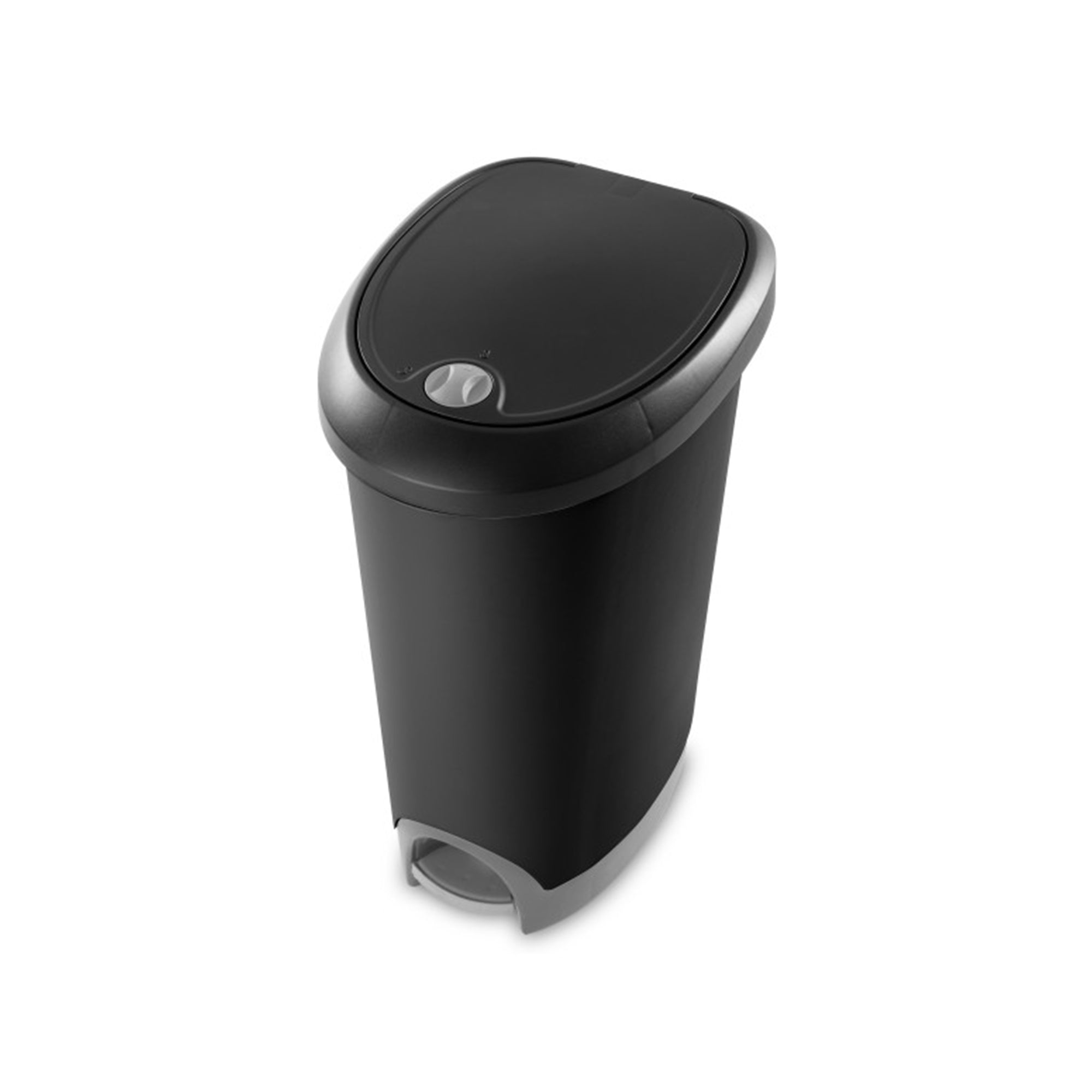 Sterilite 12.6 Gallon Locking Lid Step On Kitchen Wastebasket Trashcan, 8 Pack - VMInnovations