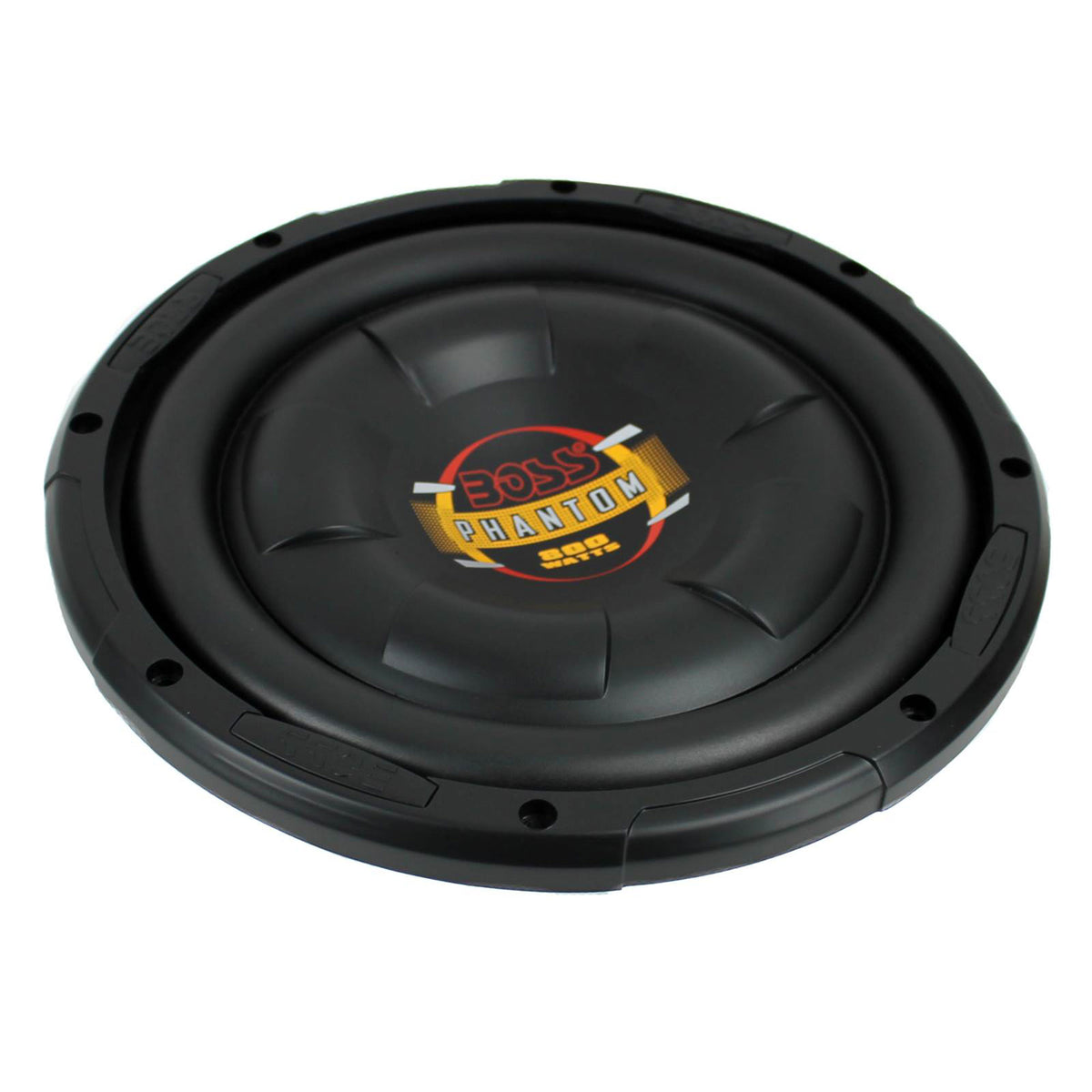 2) BOSS D10F 10" 1600W Shallow Slim Car Audio Subwoofers Power Subs Woofers Flat