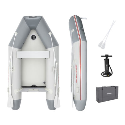 Bestway Hydro Force 110 Inch Inflatable Boat Set with Oars and Pump (2 Pack)