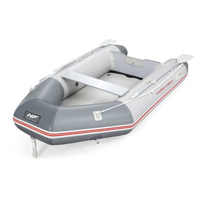 Bestway Hydro Force 110 Inch Inflatable Boat Set with Oars and Pump (2 Pack)