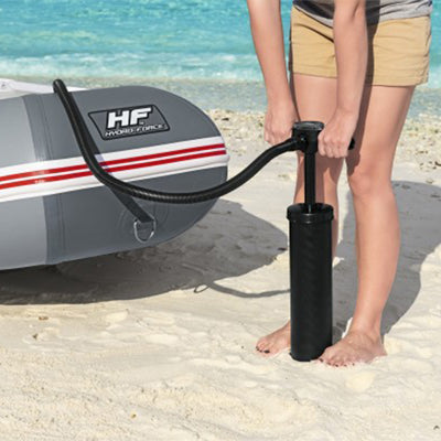 Bestway Hydro Force 110 Inch Inflatable Boat Set with Oars and Pump (2 Pack)