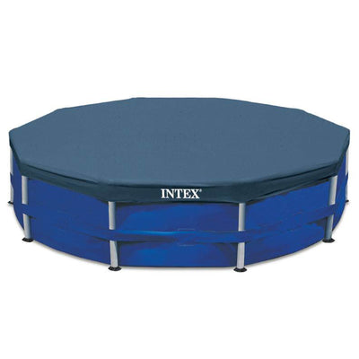 Intex Cleaning Maintenance Swimming Pool Kit & 15' Above Ground Pool Cover